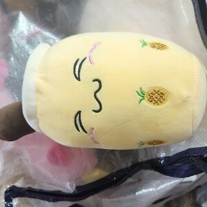 Boba Bubble Milk Tea Plush Stuffed Animal 9.5" Preowned